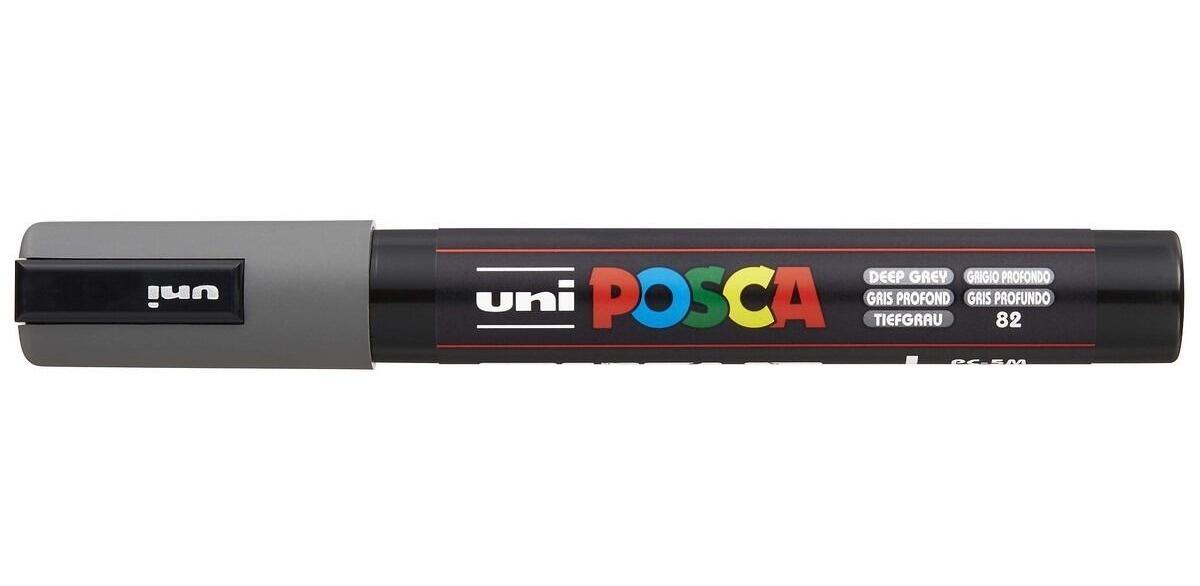 Posca Tusch PC-5M 1,8 - 2,5 mørk grå 82