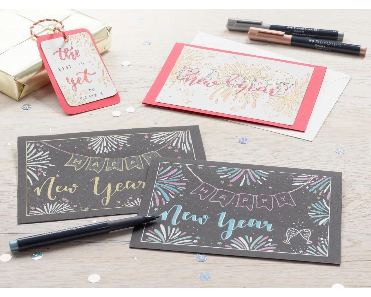 Metallics Marker Faber-Castell 6 stk.