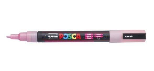 Posca Tusch PC-3M 0,9 - 1,3 pink glitter 56