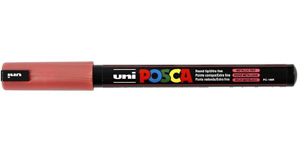 Posca Tusch metallic red