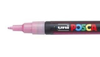 Posca Tusch PC-3M 0,9 - 1,3 pink glitter 56