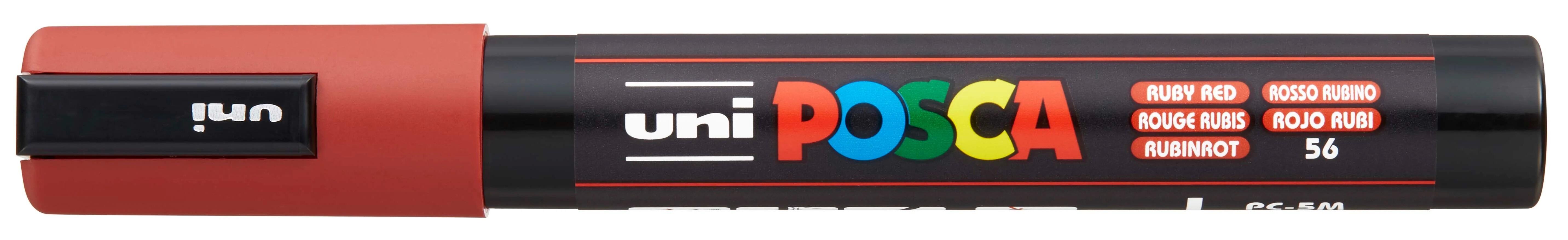 Posca Tusch PC-5M 1,8 - 2,5 rubin rød