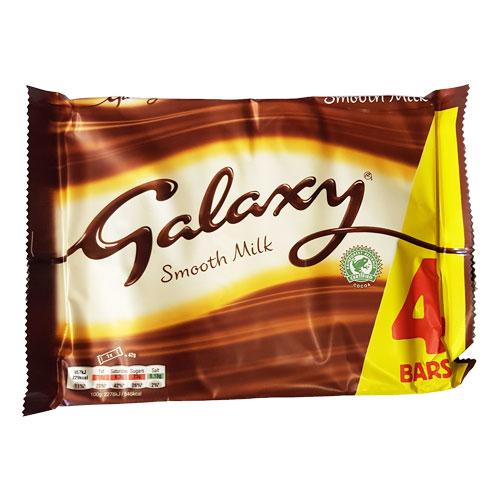 Galaxy Smooth Milk 4pk Lewis Food Wholesalers