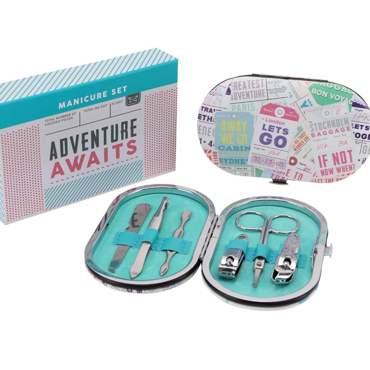 Ladies Travel Adventure Awaits Manicure Kit