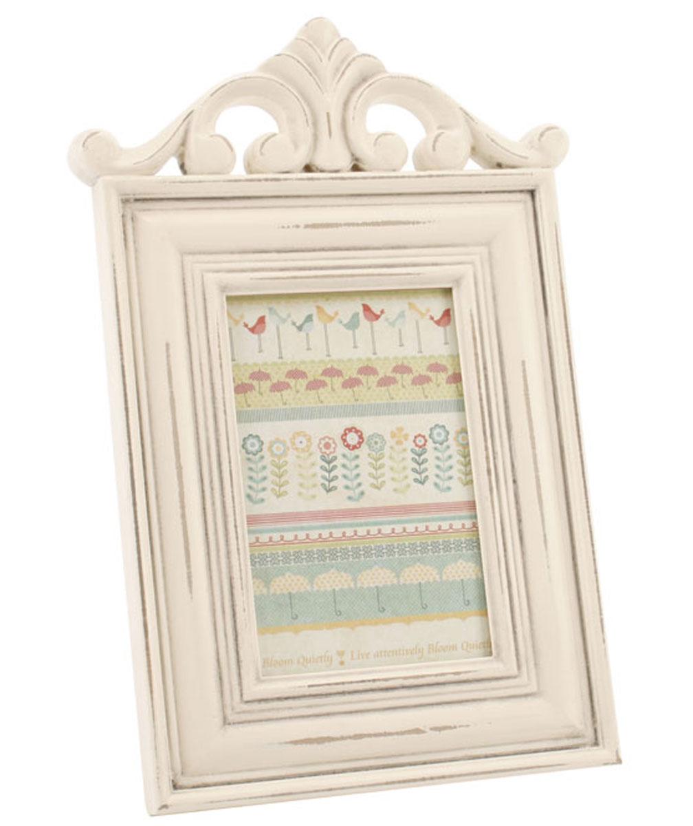 Cream Ornate 6x4 Portrait Photo Frame