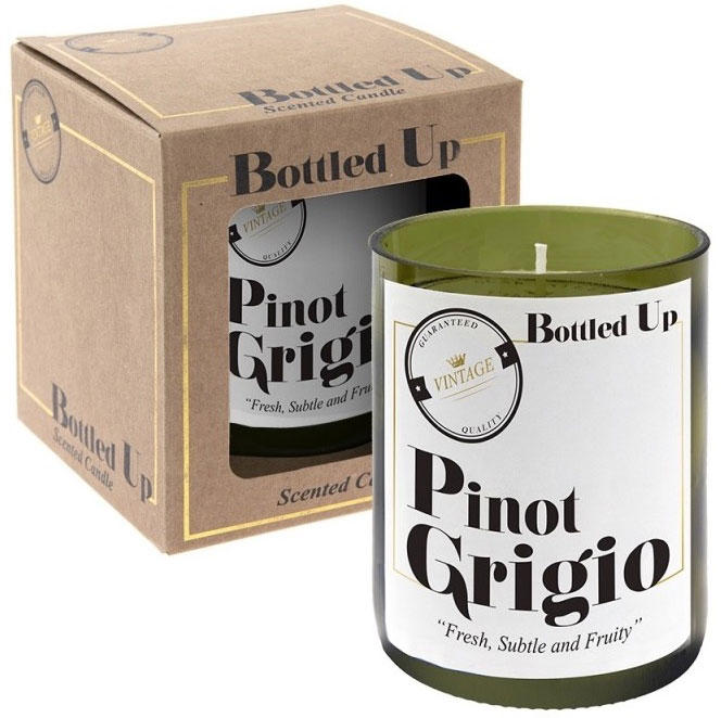 Green Bottle Up Pinot Grigio Scented Candle
