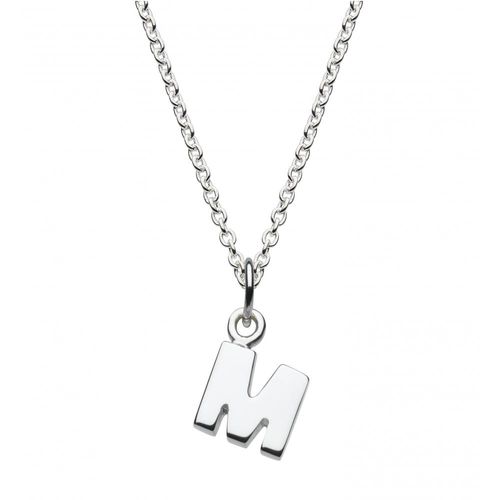 Image#1 Dew Dinky M Initial Pendant