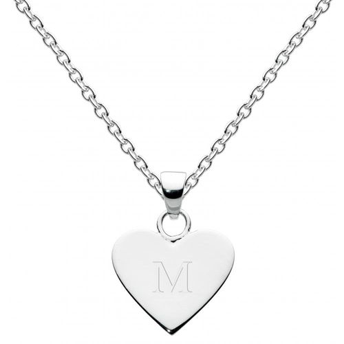 Image#1 Dew Dinky Letter-M Heart Alphabet Pendant