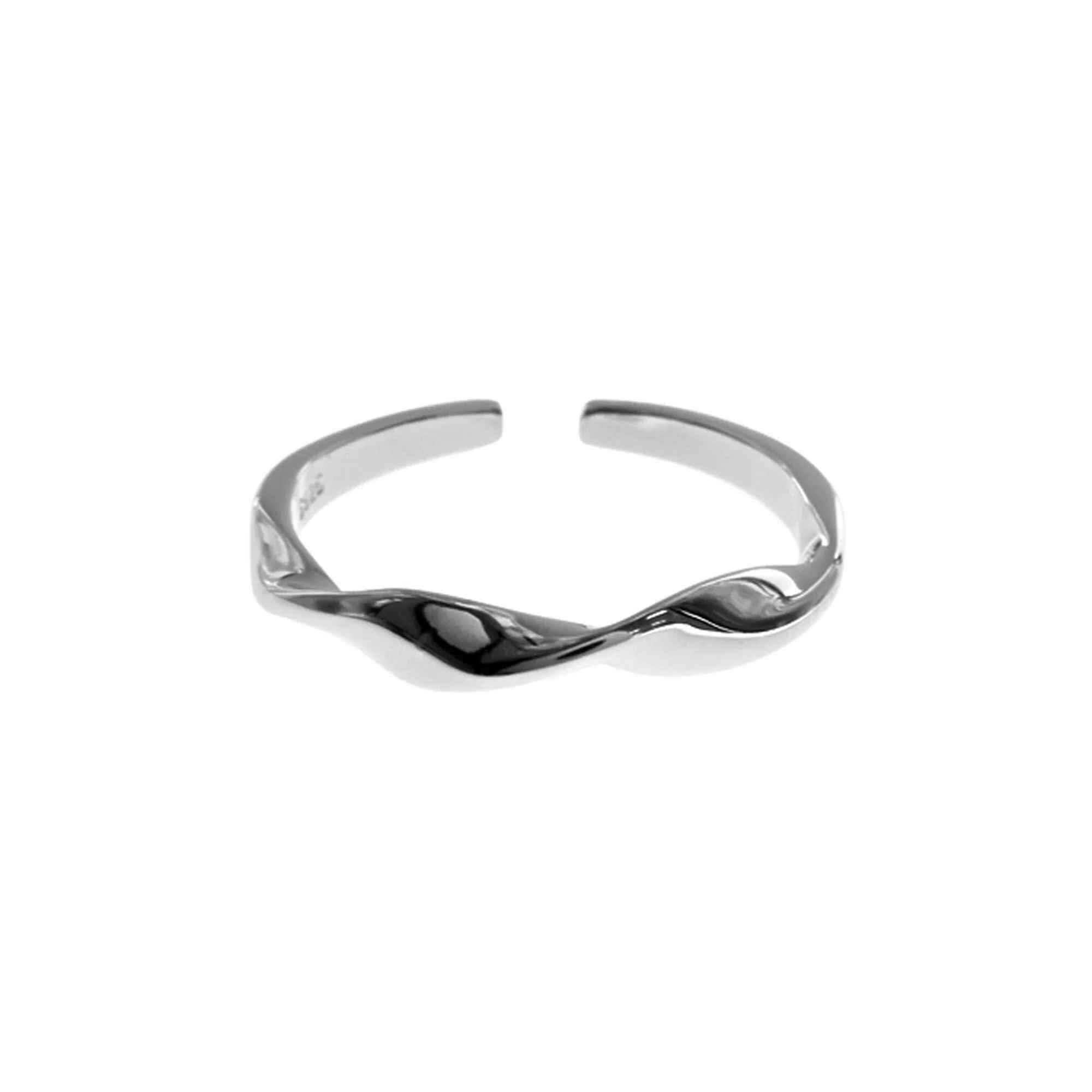 Image#1 Phoebe Twisted Adjustable Ring - Size ADJ (L+)