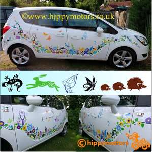 wildlife woodland vinyl sticker kit for cars caravans