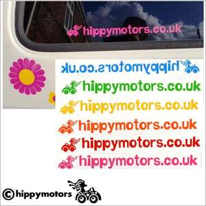 free hippy motors car sticker