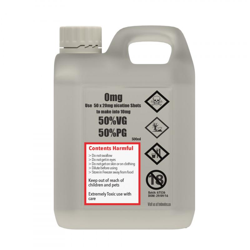 50vg 50pg Premixed Nicotine Mix Kit Base Nic Shot