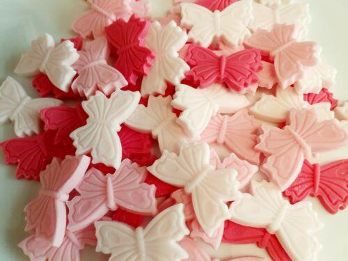 18 Edible Sugar Butterflies Flower Cake Decorations Cupcake Topper