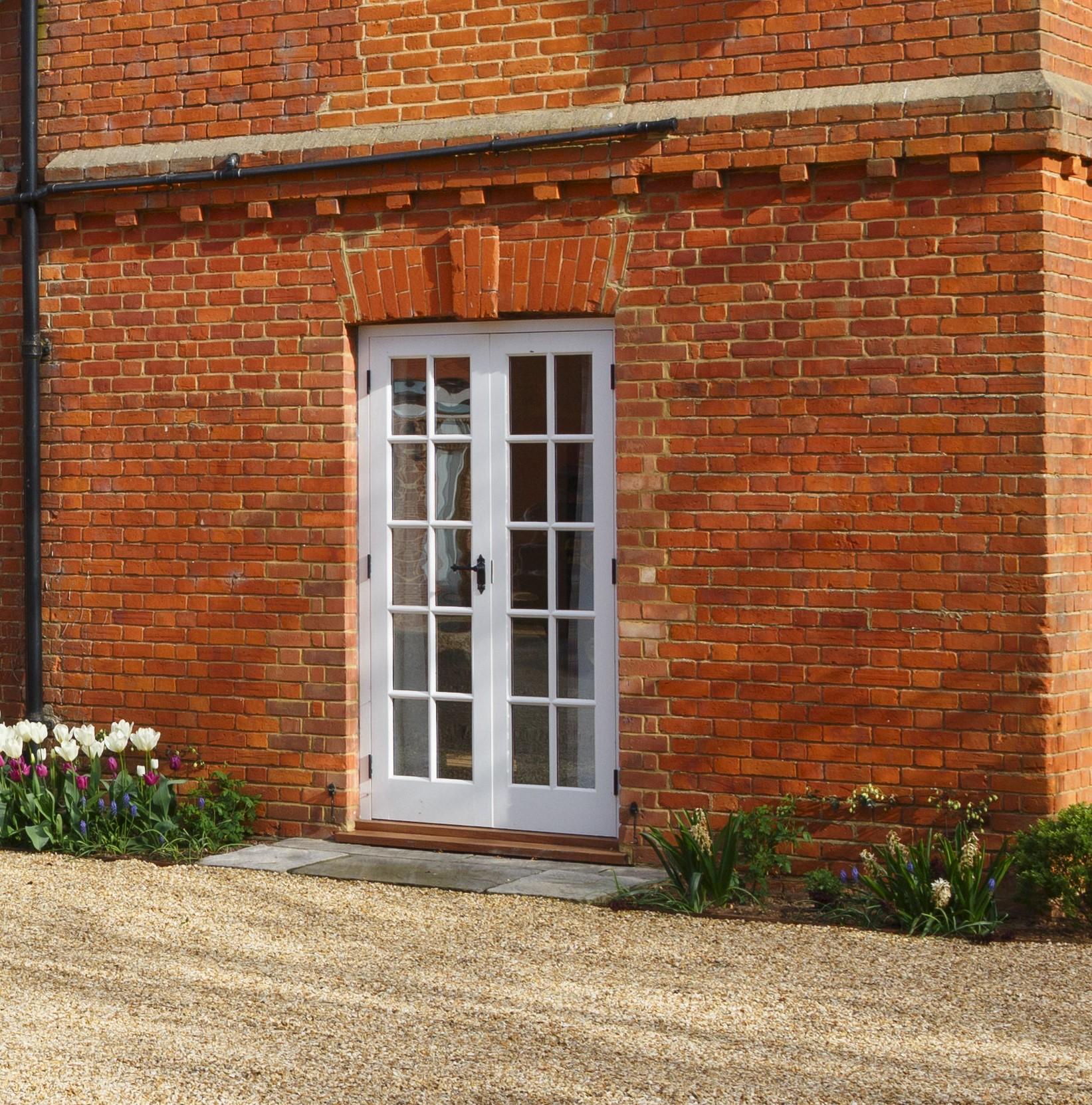 Solid Wood External Georgian French Doors Standard Bespoke Sizes
