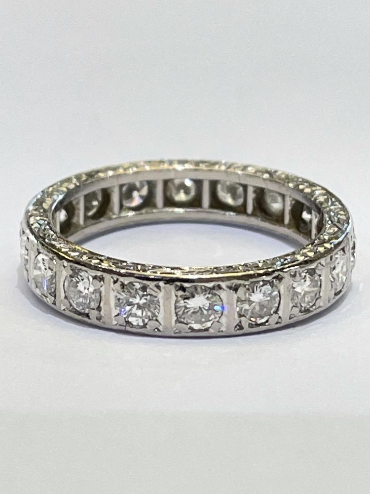 Vintage diamond eternity ring