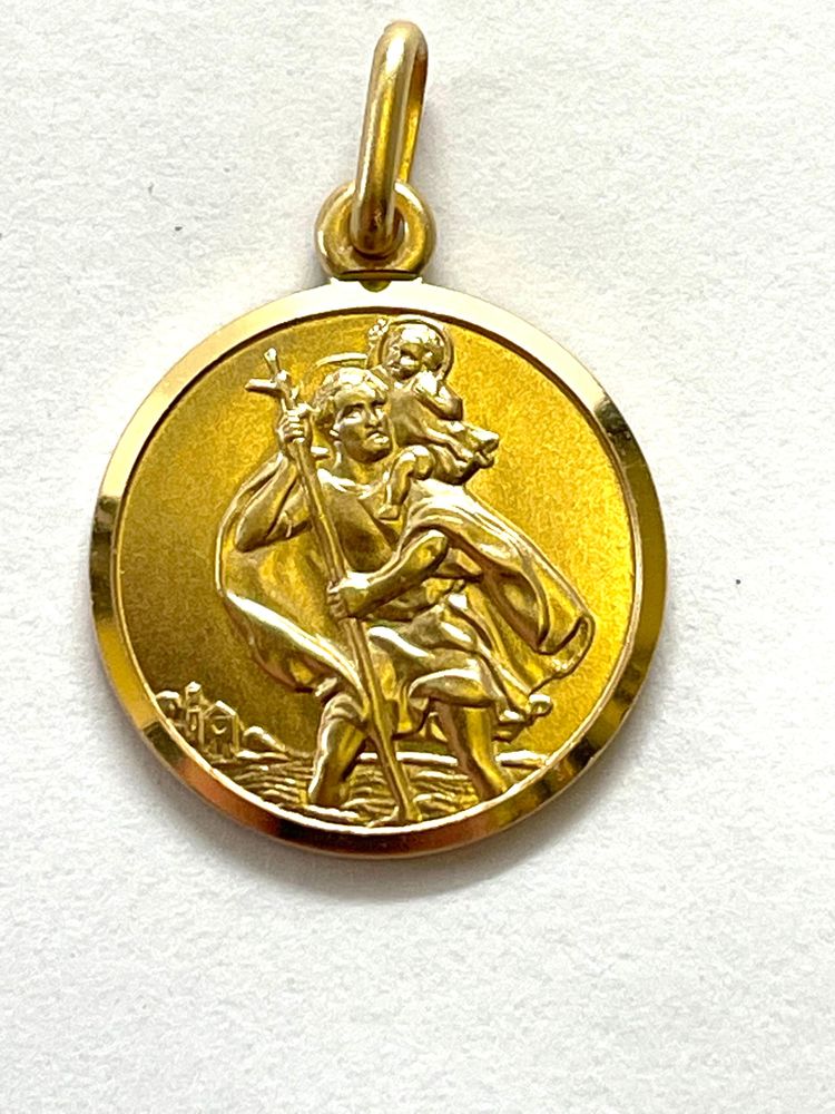 9ct gold St Christopher pendants