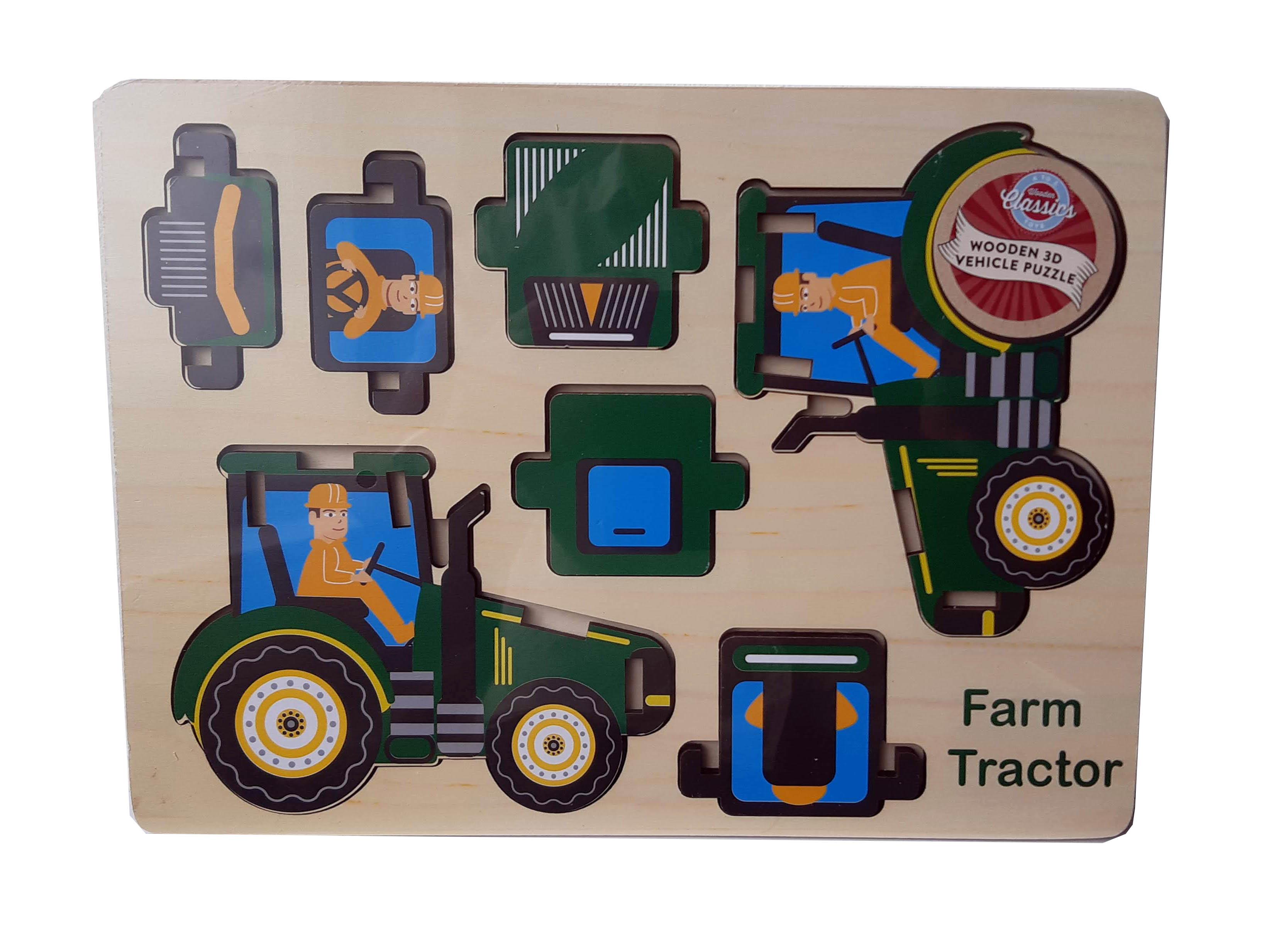 3d pixel puzzle tractor instructions