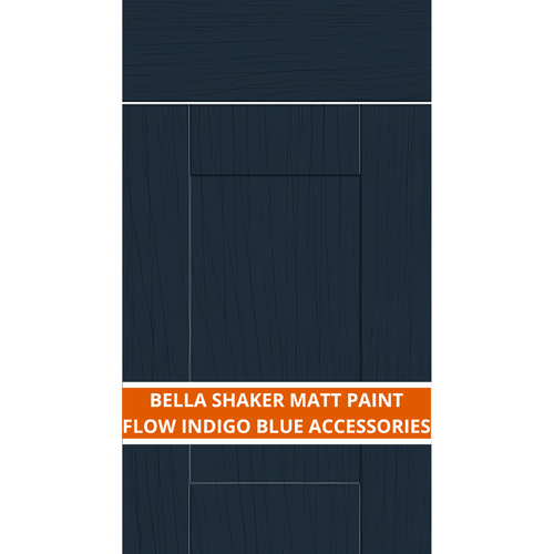 BELLA SHAKER PAINT FLOW MATT INDIGO BLUE ACCESSOIRES