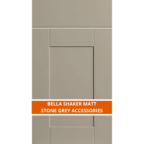 BELLA SHAKER MAT STONE GREY ACCESSOIRES