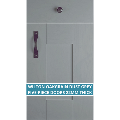 WILTON OAKGRAIN DUST GREY KITCHEN CABINET DOORS