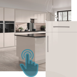 EXAMPLE ZURFIZ SUPER GLOSS CASHMERE KITCHEN