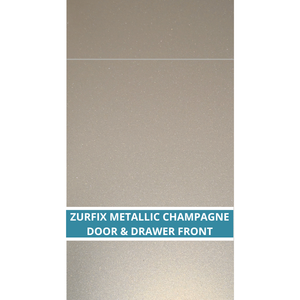 ZURFIZ ULTRA GLOSS METALLIC ACHAMPAGNE CUPBOARD DOOR & DRAWER FRONTS