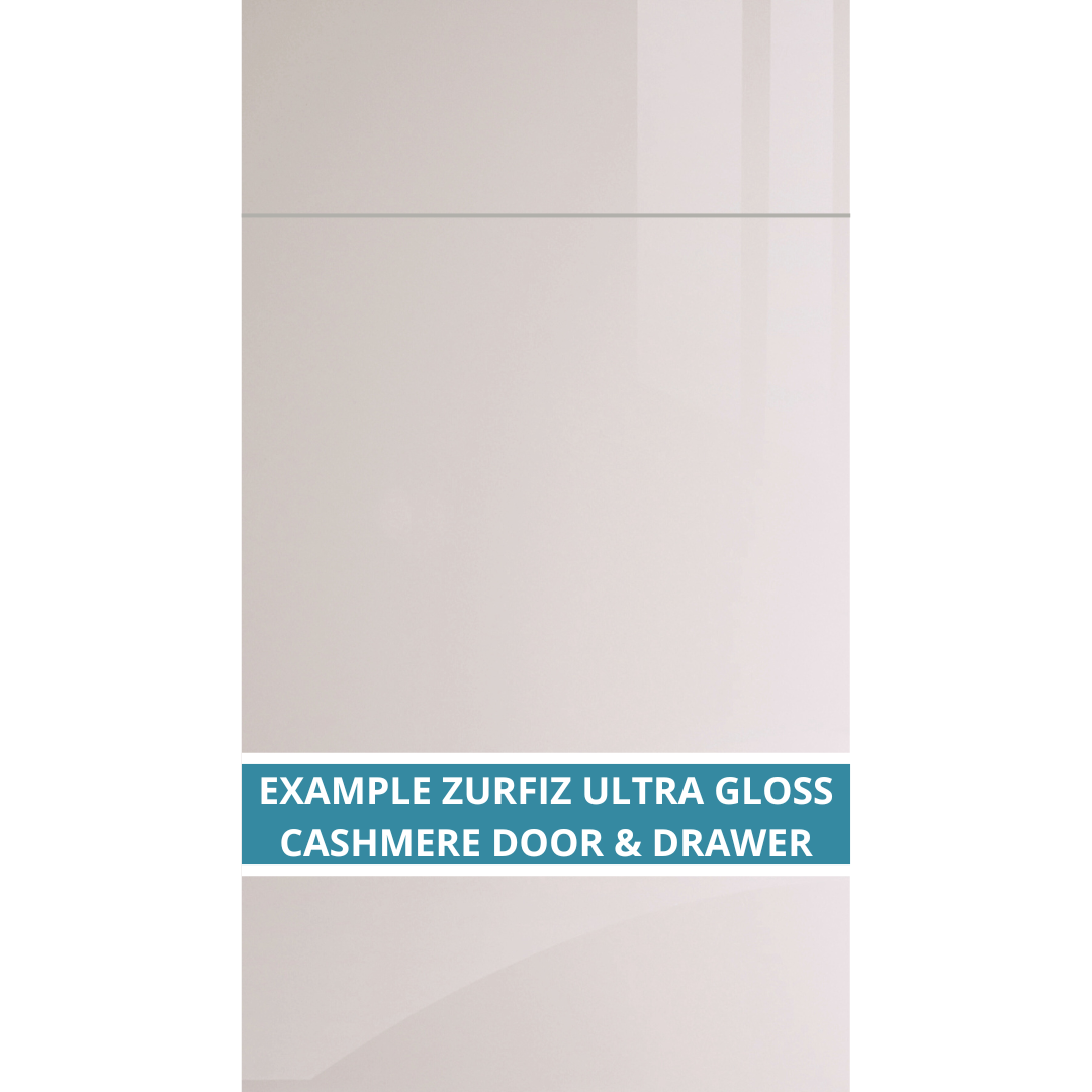 ZURFIZ ULTRA GLOSS CASHMERE CUPBOARD DOOR & DRAWER FRONTS