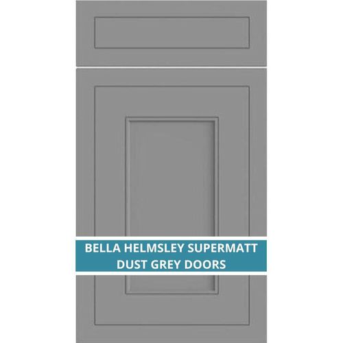BELLA HELMSLEY SUPERMATT DUST GREY DOOR AND DRAWER FRONTS