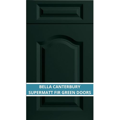 BELLA CANTERBURY SUPERMATT FIR GREEN DOOR AND DRAWER