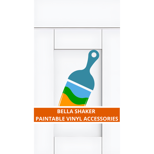 BELLA SHAKER PAINTABLE VINYL ACCESSOIRES