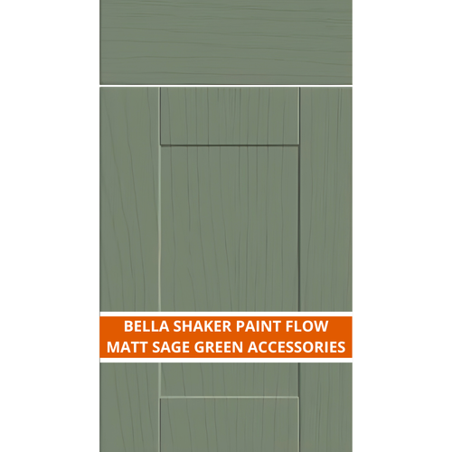 BELLA SHAKER PAINT FLOW MATT SAGE GREEN ACCESSOIRES