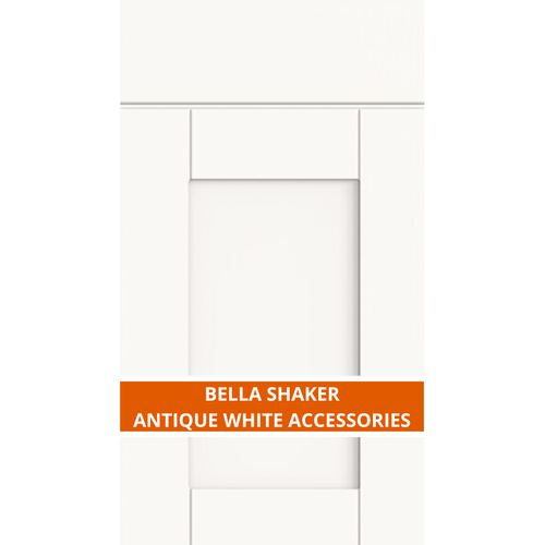 BELLA SHAKER ANTIQUE WHITE CUPBOARD ACCESSOIRES