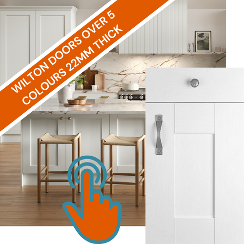 WILTON OAKGRAIN KITCHEN CUPBOARD DOOR RANGE