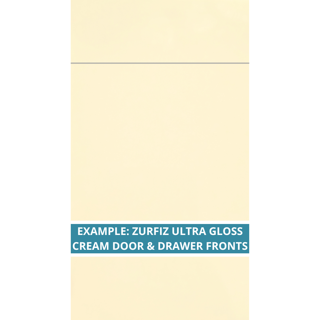 ZURFIZ ULTRA GLOSS CREAM DOOR AND DRAWER FRONT