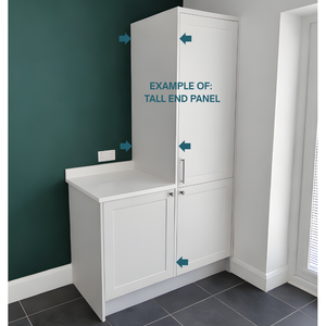 EXAMPLE OF TALL END PANEL FOR HOUSING CABINETS