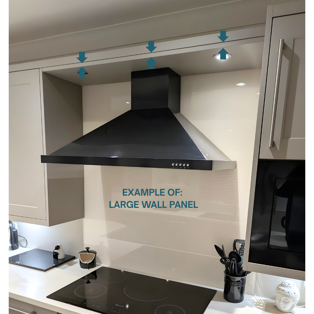 EXAMPLE: LARGE WALL END PANELH 1000 X D 350 X T 18MM
