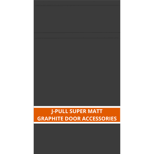 J-PULL SUPER MATT GRAPHITE CUPBOARD DOOR ACCESSORIES