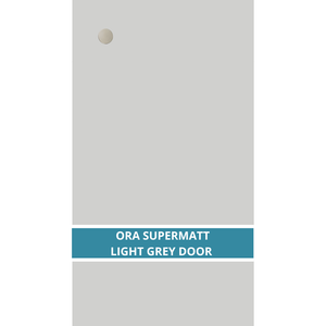 ORA SUPERMATT LIGHT GREY LARGE CUPBOARD DOORS