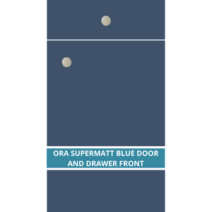 ORA SUPER MATT BLUE CUPBOARD DOORS AND DRAWER FRONT
