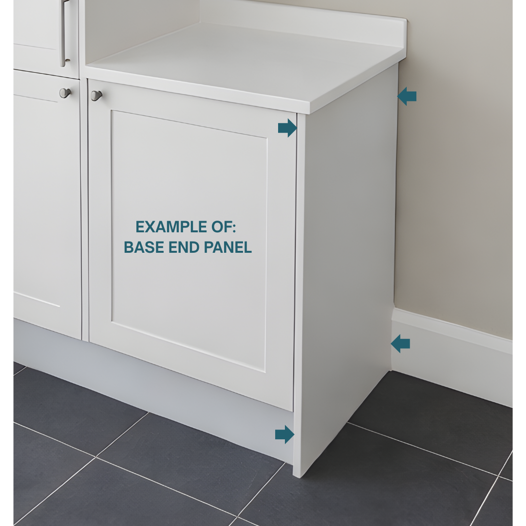 EXAMPLE OF PLAIN BASE END PANEL
