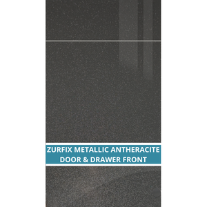ZURFIZ ULTRA GLOSS METALLIC ANTHRACITE CUPBOARD DOOR & DRAWER FRONTS