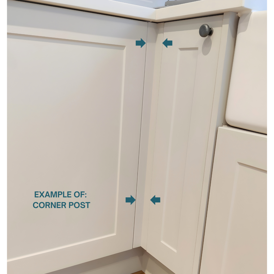 EXAMPLE OF 80 X 80 TWO PIECE CORNER POST