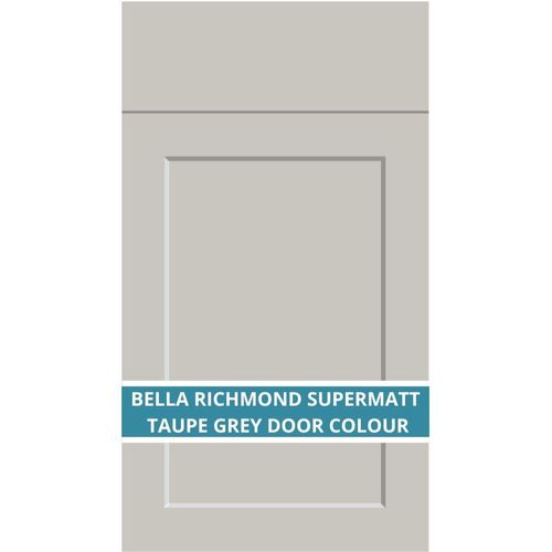 BELLA RICHMOND SUPERMATT TAUPE GREY DOOR COLOUR