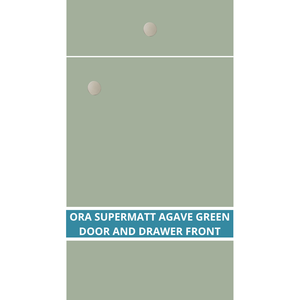 ORA SUPER MATT AGAVE GREEN CUPBOARD DOORS AND DRAWER FRONT