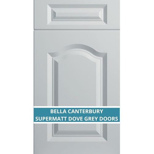 BELLA CANTERBURY SUPERMATT DOVE GREY DOOR AND DRAWER