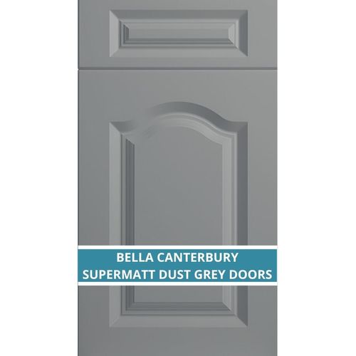 BELLA CANTERBURY SUPERMATT DUST GREY DOOR AND DRAWER