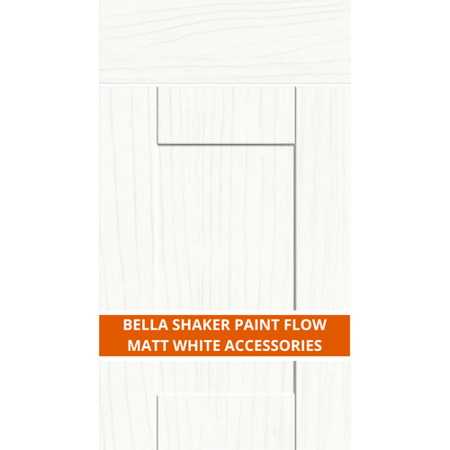 BELLA SHAKER PAINT FLOW MATT WHITE ACCESSOIRES