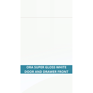 ORA SUPER GLOSS WHITE CUPBOARD DOORS AND DRAWER FRONT