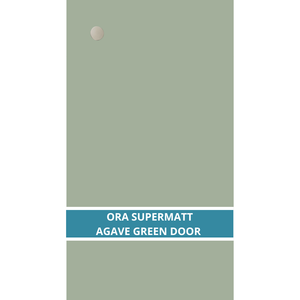 ORA SUPER MATT AGAVE GREEN LARGE CUPBOARD DOORS