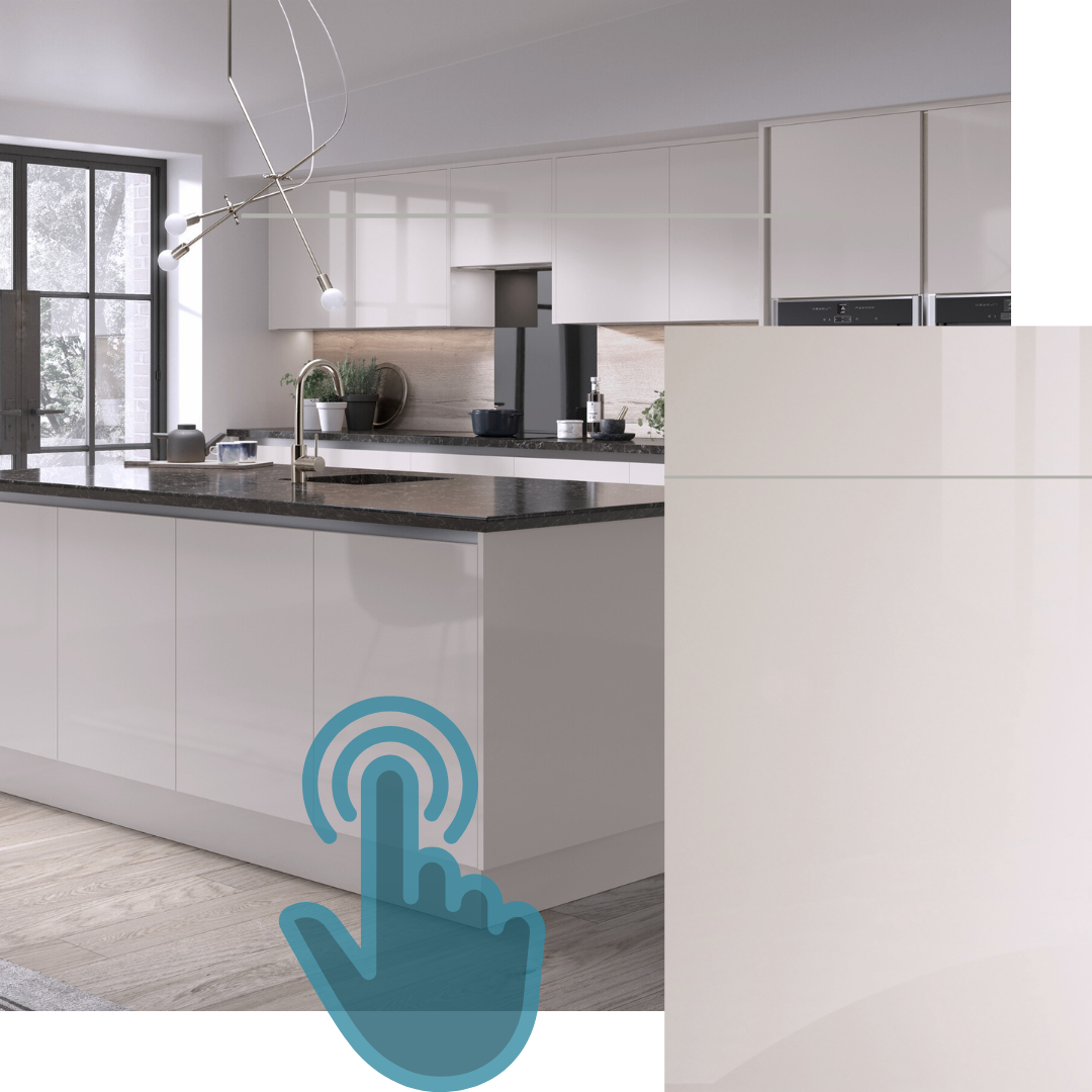 ZURFIZ ULTRA GLOSS CASHMERE KITCHEN